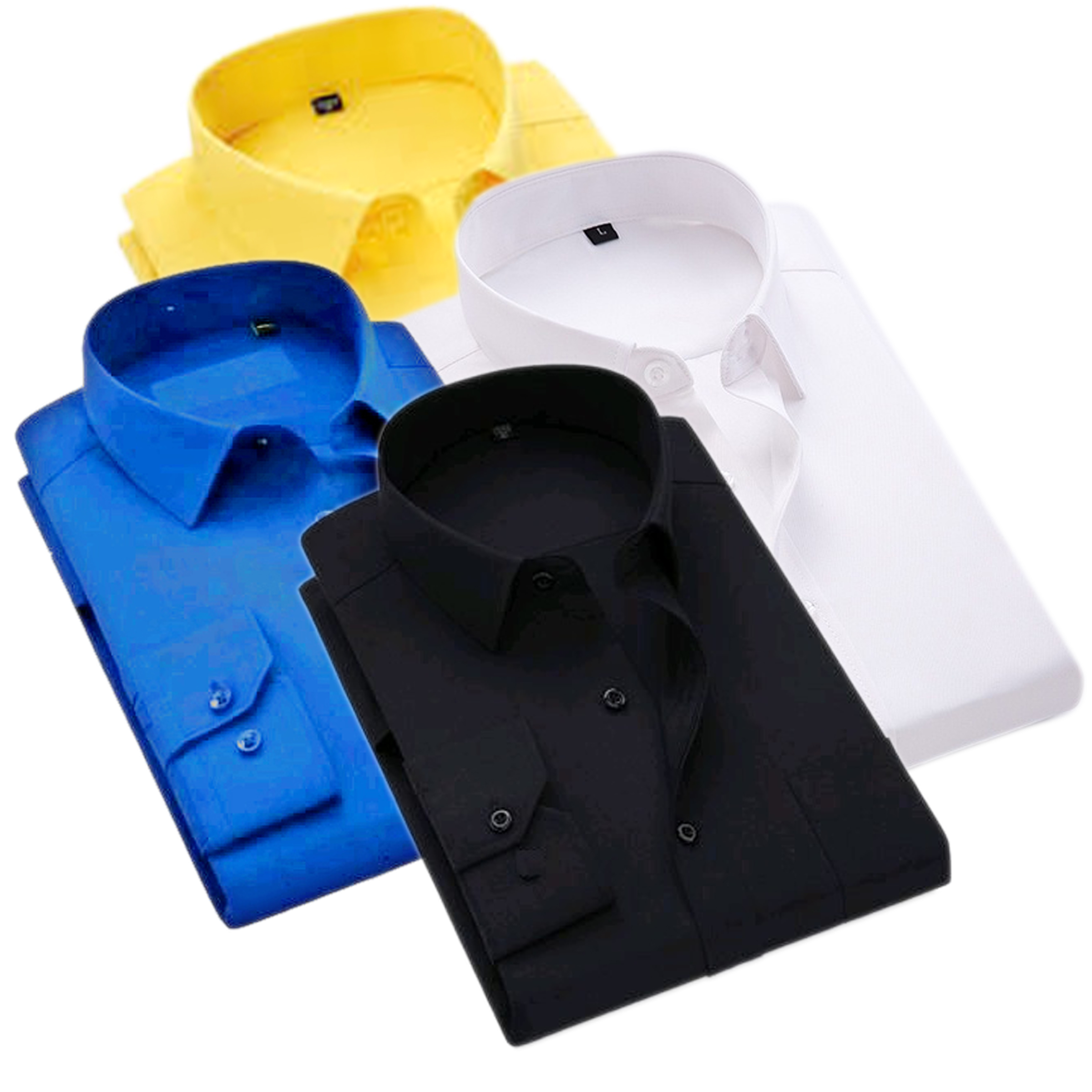Buy Fashion Clothing Plain Cotton Casual Shirt For Men Combo Of 4 ...