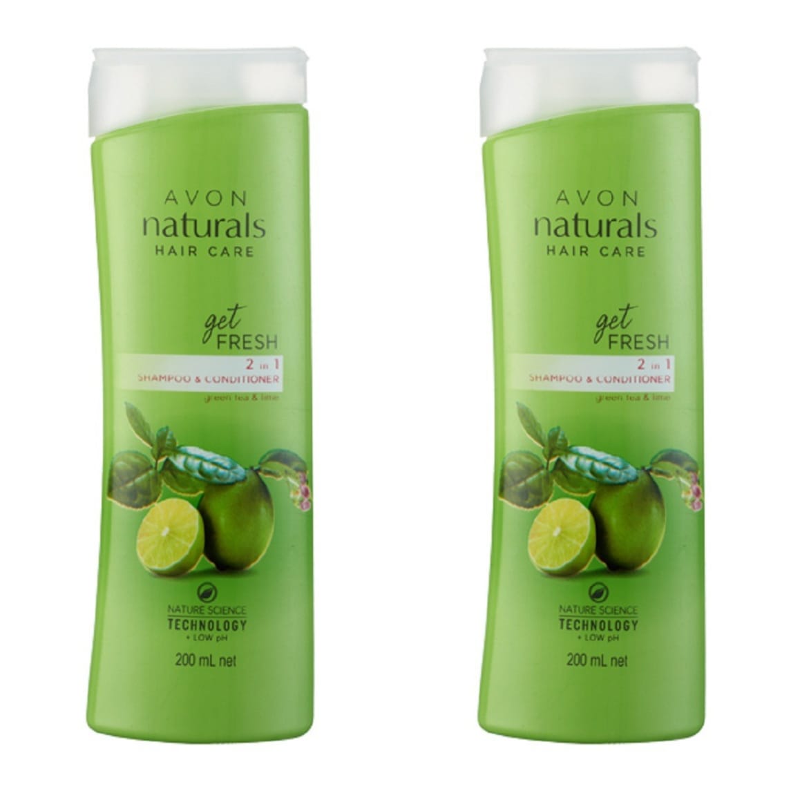 Buy Avon Naturals Green Tea Lime 2In1 Shampoo Conditioner 200 ML Each