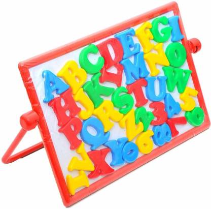 Buy Magnetic Alphabets and Numbers Board Writing Slate Write and Wipe ...