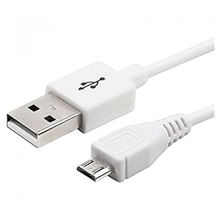 Micro USB Data Cable Data Sync and Fast Charging Data USB Cable for Android Phones White 