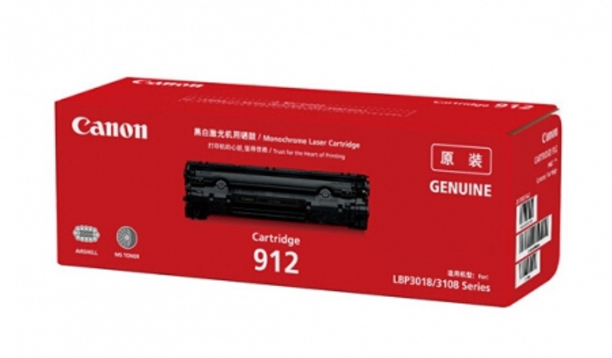 Canon 912 Black Toner Cartridge For use LBP 3018, 3108