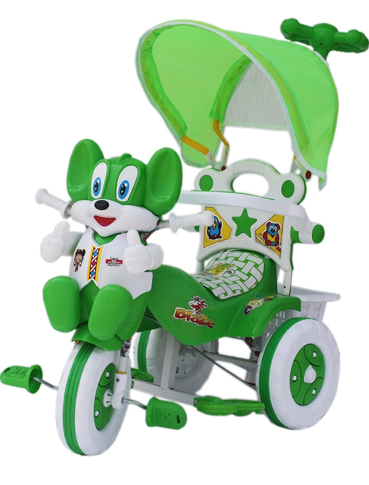 Buy Ksp Traders, Baby Tricycle With Parental Control, Green Online