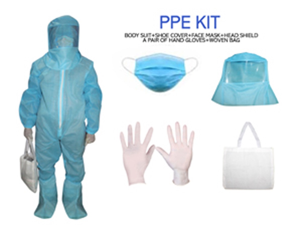 Buy DRDO Approved PPE kit without taping, Personal Protective Equipment for Housekeeping