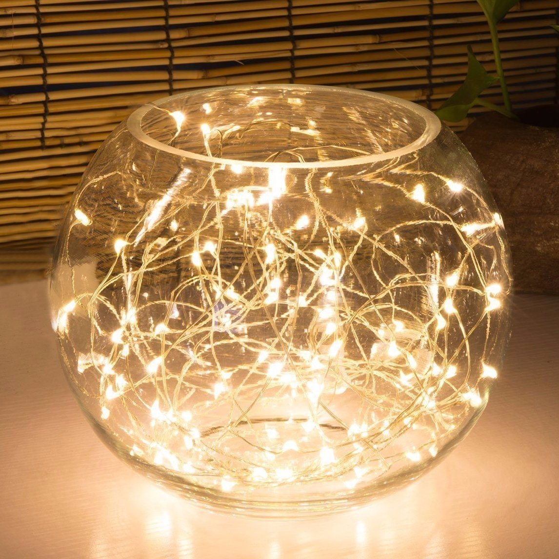 Buy Waterproof Decorative Vine String Lights Hanging Fairy Lights Silver Wire Lights for Home