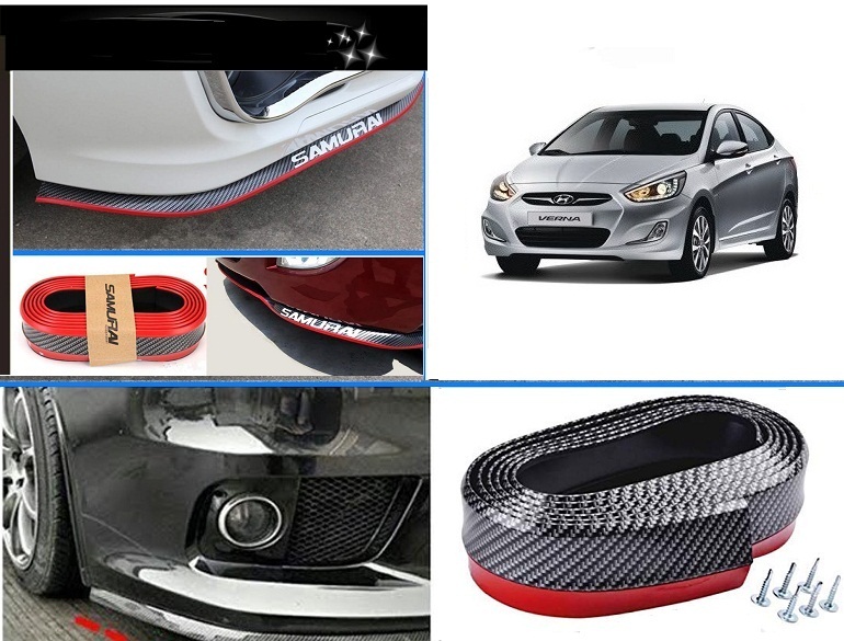 Buy After cars Samurai Carbon Fiber Body Kit Bumper Rubber Edge