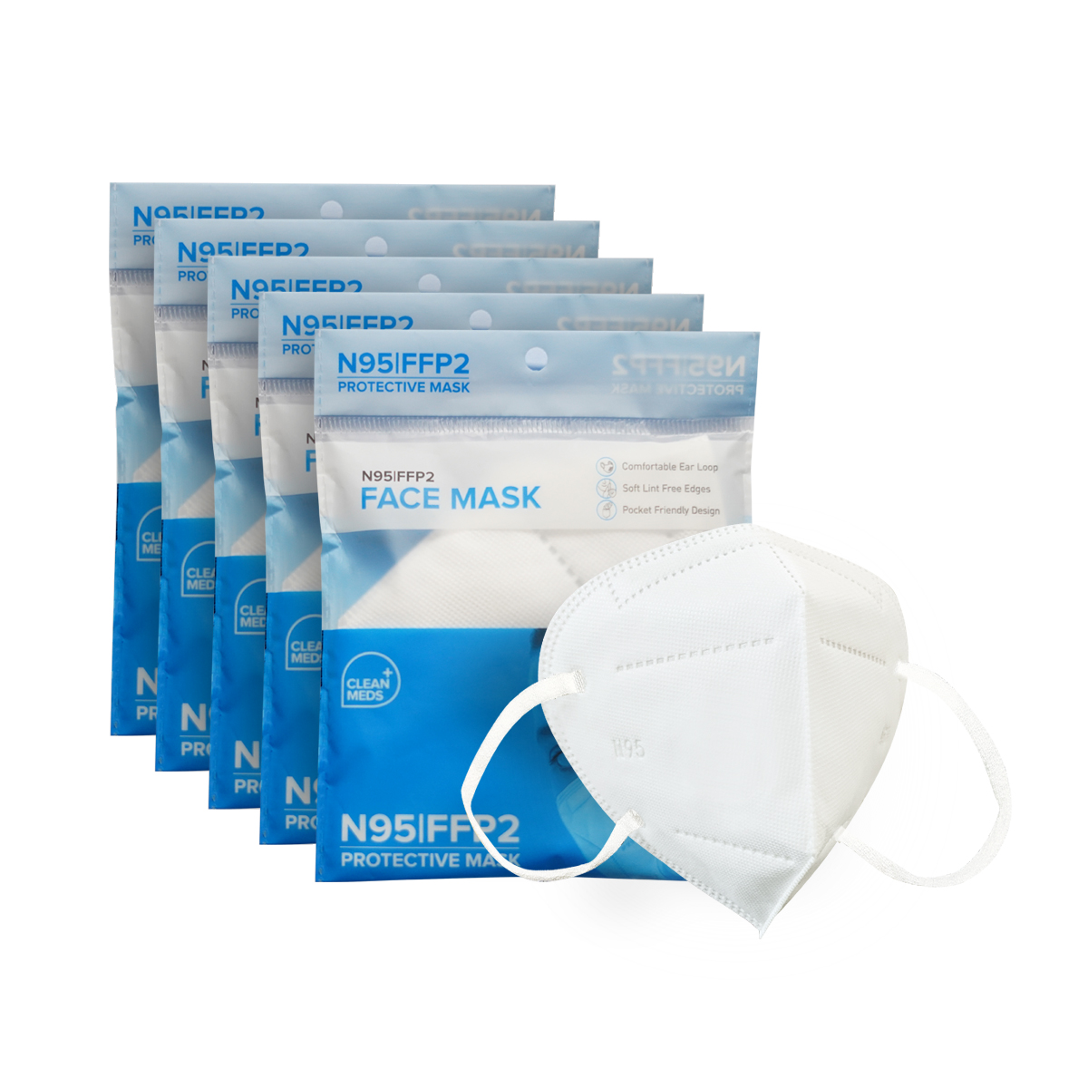 Buy CLEAN MEDS Reusable/Washable N95 Air Pollution/Dust/Virus Nose Mask