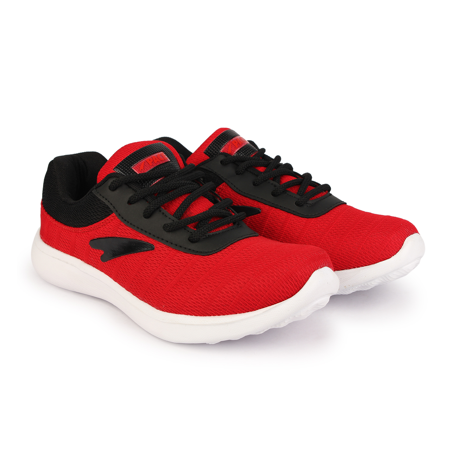 Buy Lakhani Vardaan Running Shoes For Women (Black Red) Online @ ₹999 ...