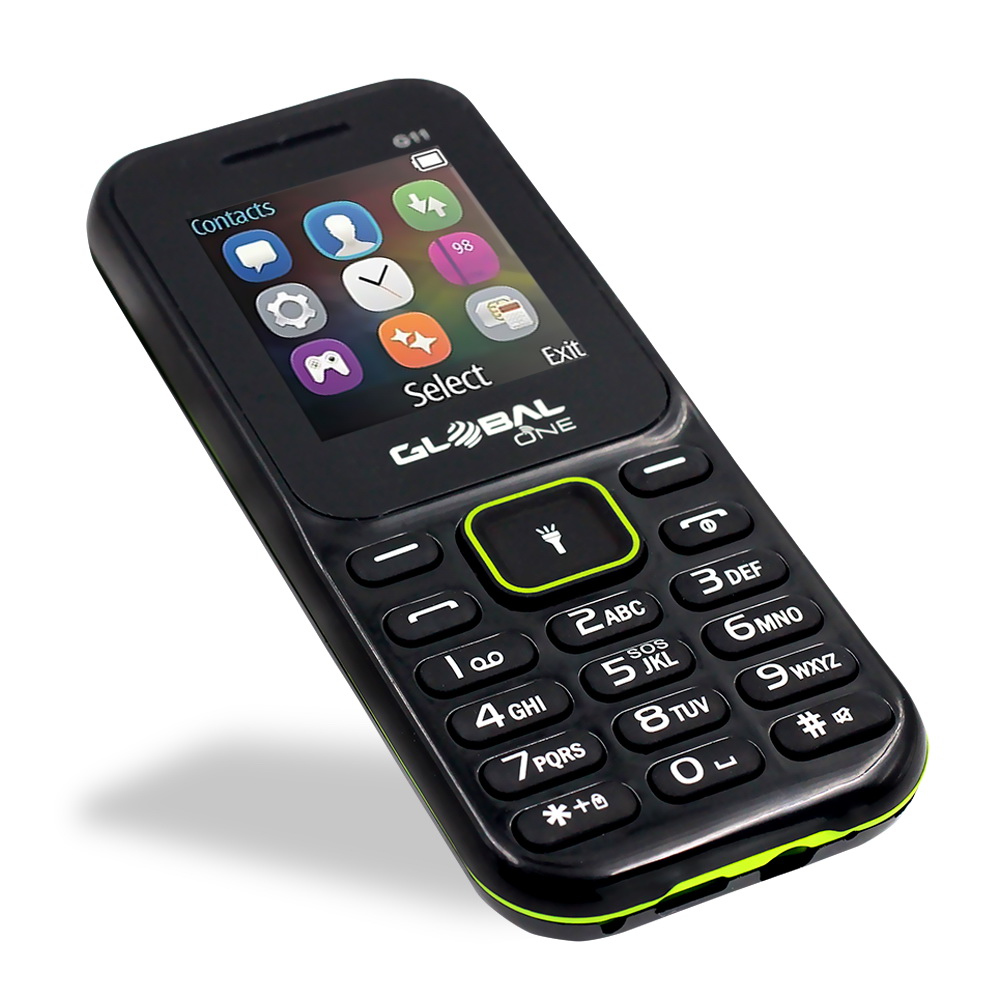 Buy Global G11 keypad Mobile Phone with 2 Sim Card Slot Memory Card Slot 1.77inch TFT LCD