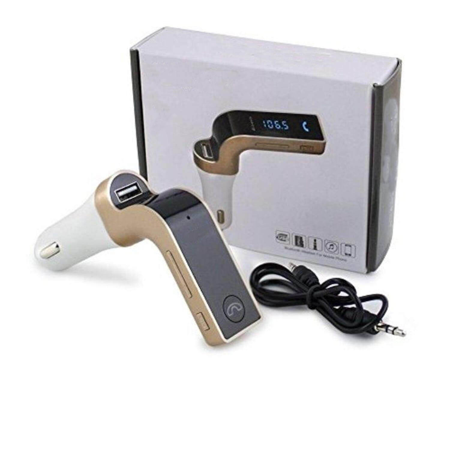 Buy CarG7 Bluetooth Car Kit Handsfree FM Transmitter Radio Online