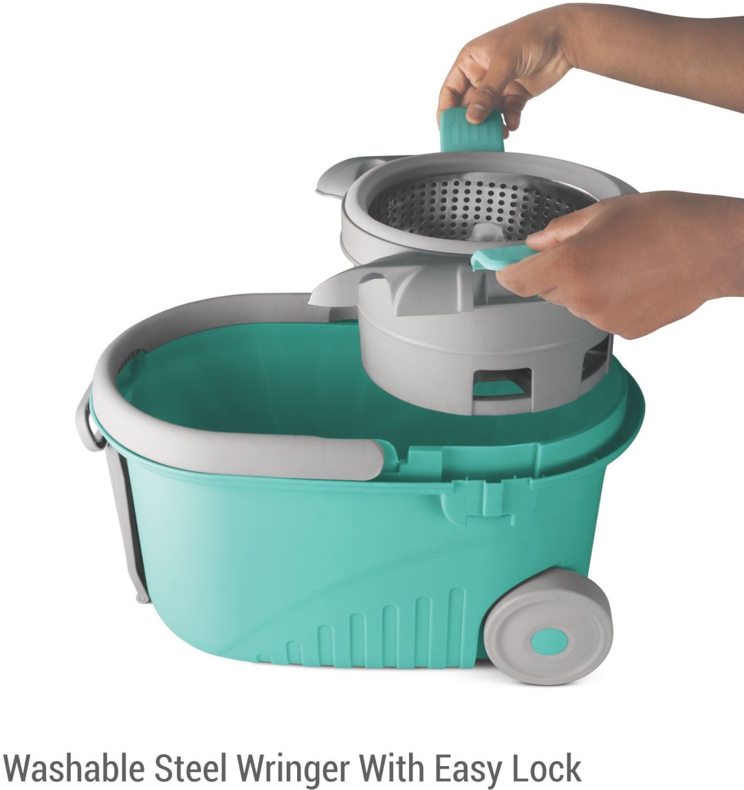 Buy Spotzero by Milton Royale Mop / Bucket Mop with Big Wheels and