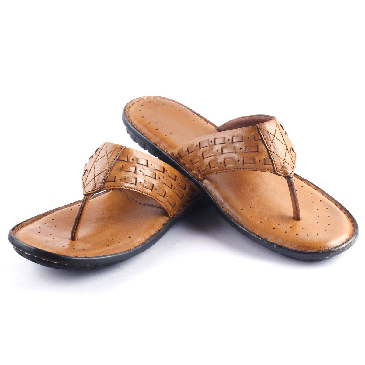 Buy Mens Kolhapuri Lightweight Leather Slipper Men Online ₹890 from ShopClues