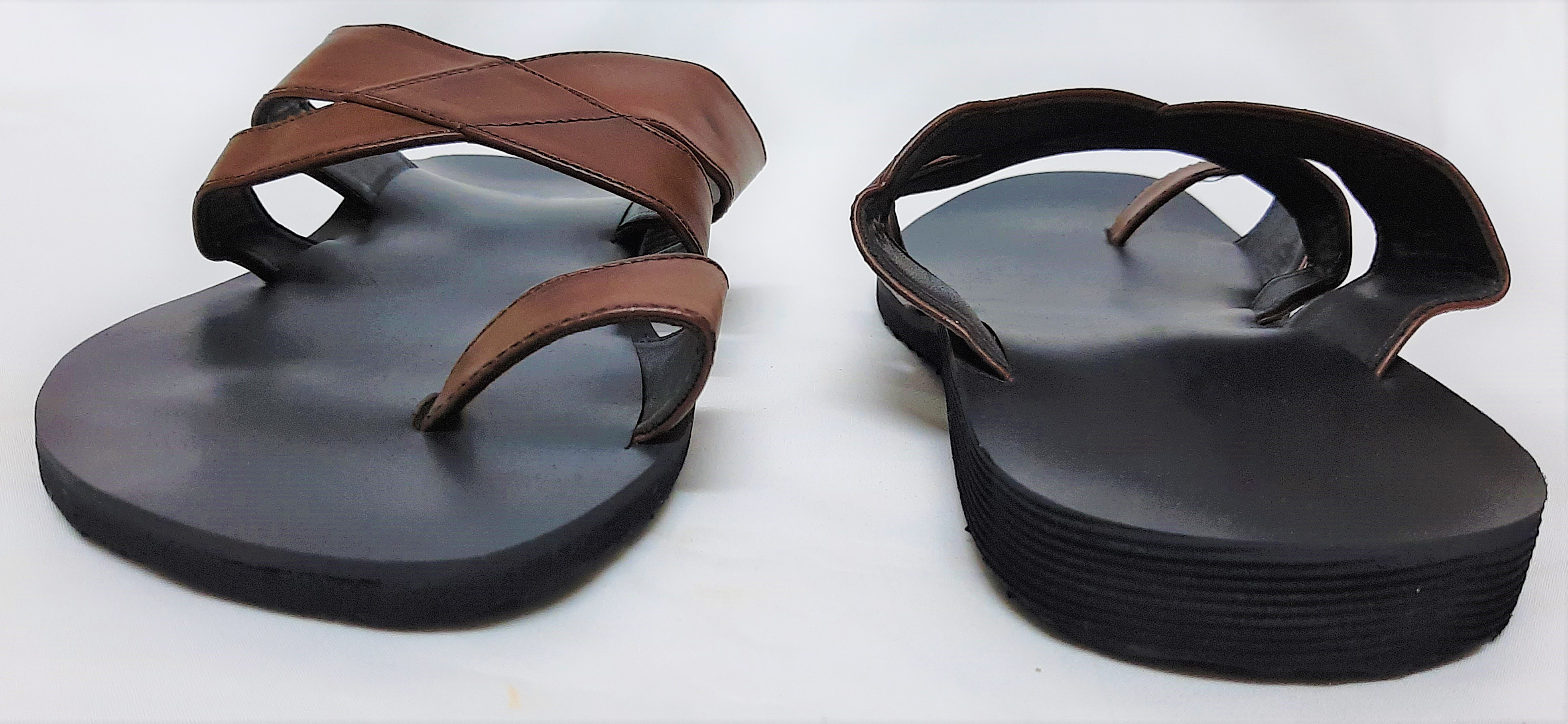 kc anand leather chappal