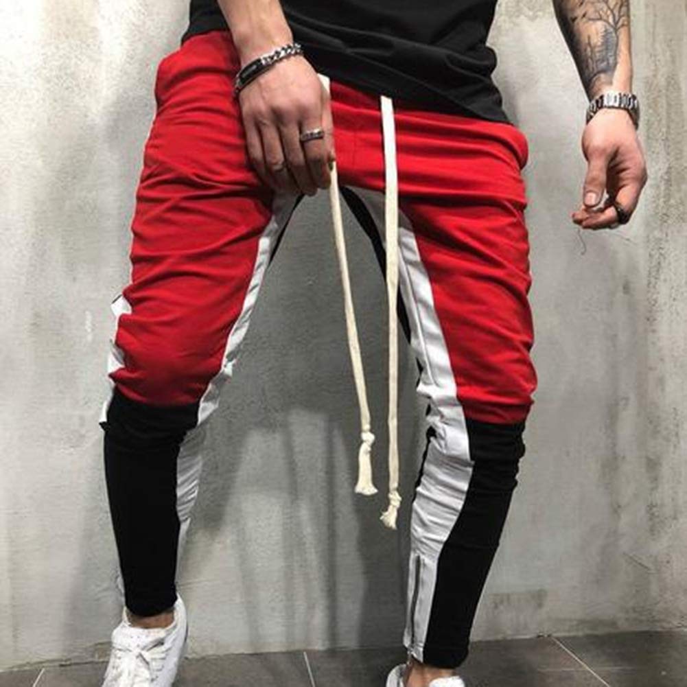 Buy Ruggstar Track Pant for Men (White Red Black New) Online @ ₹499 ...