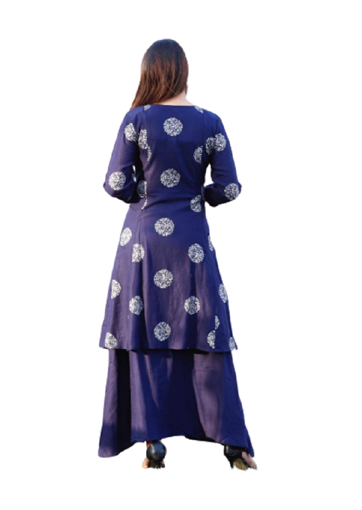 reyon long kurti