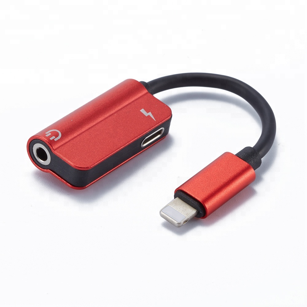 Buy HBNS 2in1 Lightning to Lightning 3.5MM Converter Aux Audio Charger