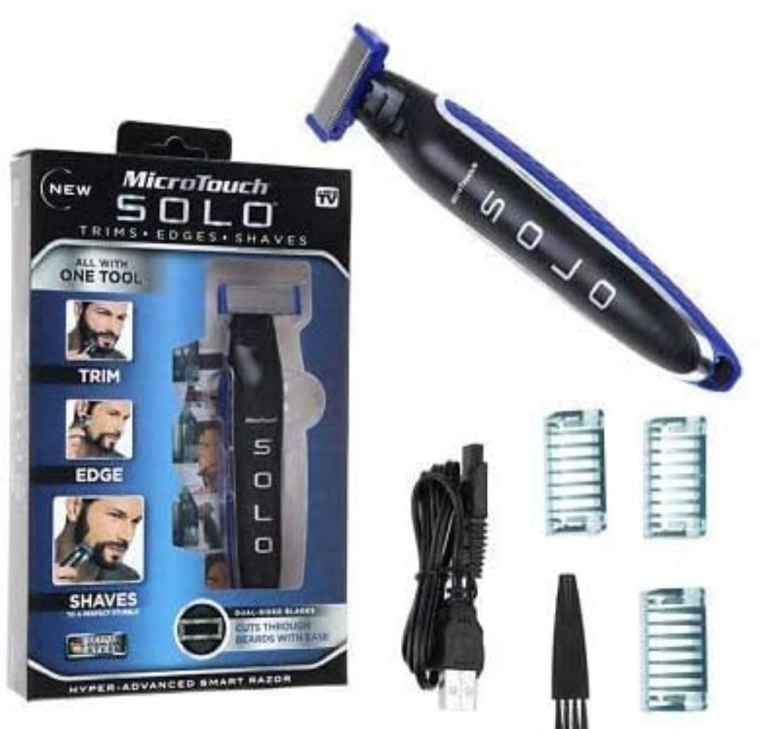 Buy NEW Microtouch Solo All in One Advanced Smart Rechargeable Full Body Beard Cordless Trimmer