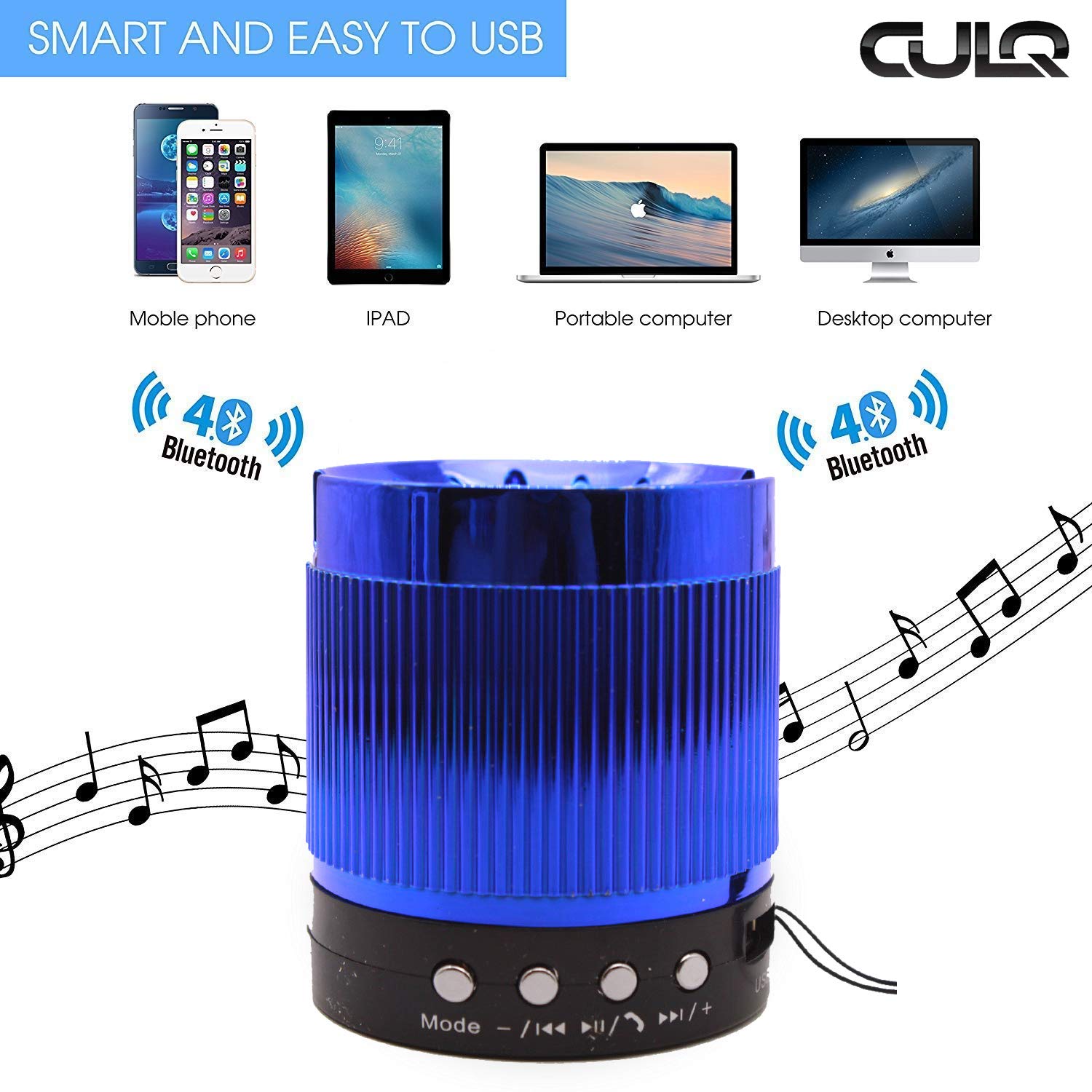 Digimate S886 Mini Bluetooth Wireless Multimedia Speaker  5 W, Assorted 