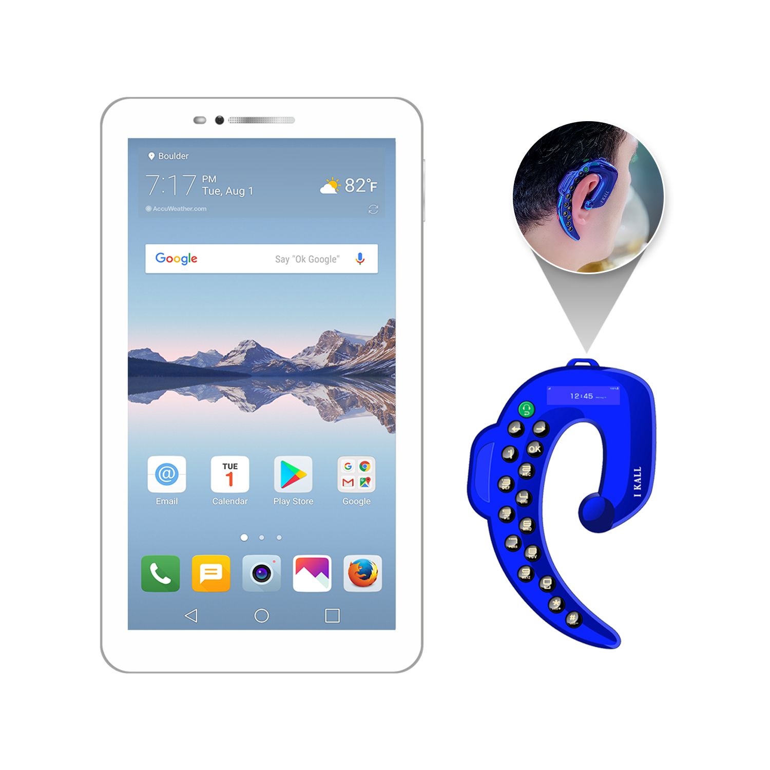 Buy Ikall N8 7 Inch Display 8 GB ROM WiFi 3G Calling Tablet with I Kall