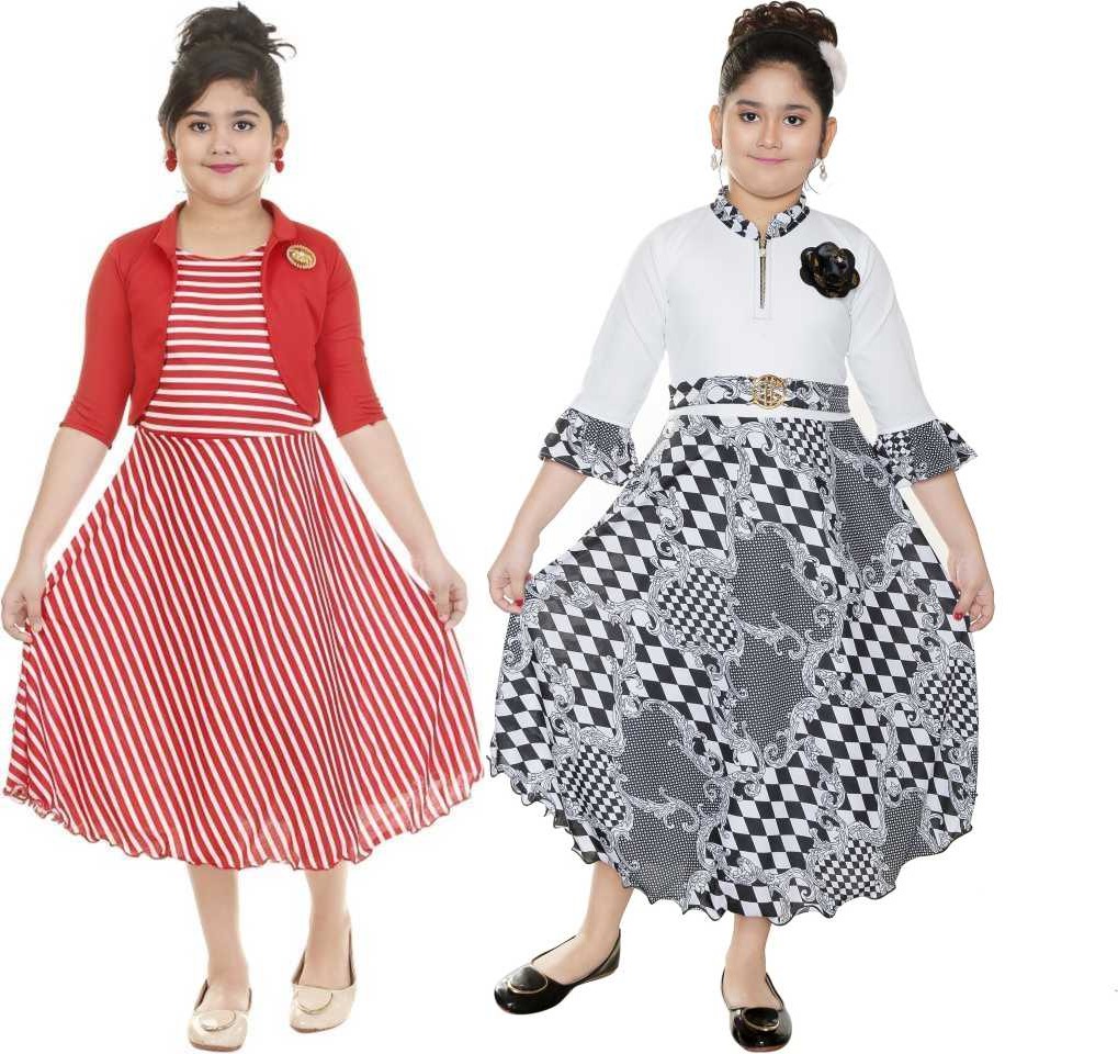 Buy Digimart Partywear Frock Dress For Girl Online @ ₹499 from ShopClues