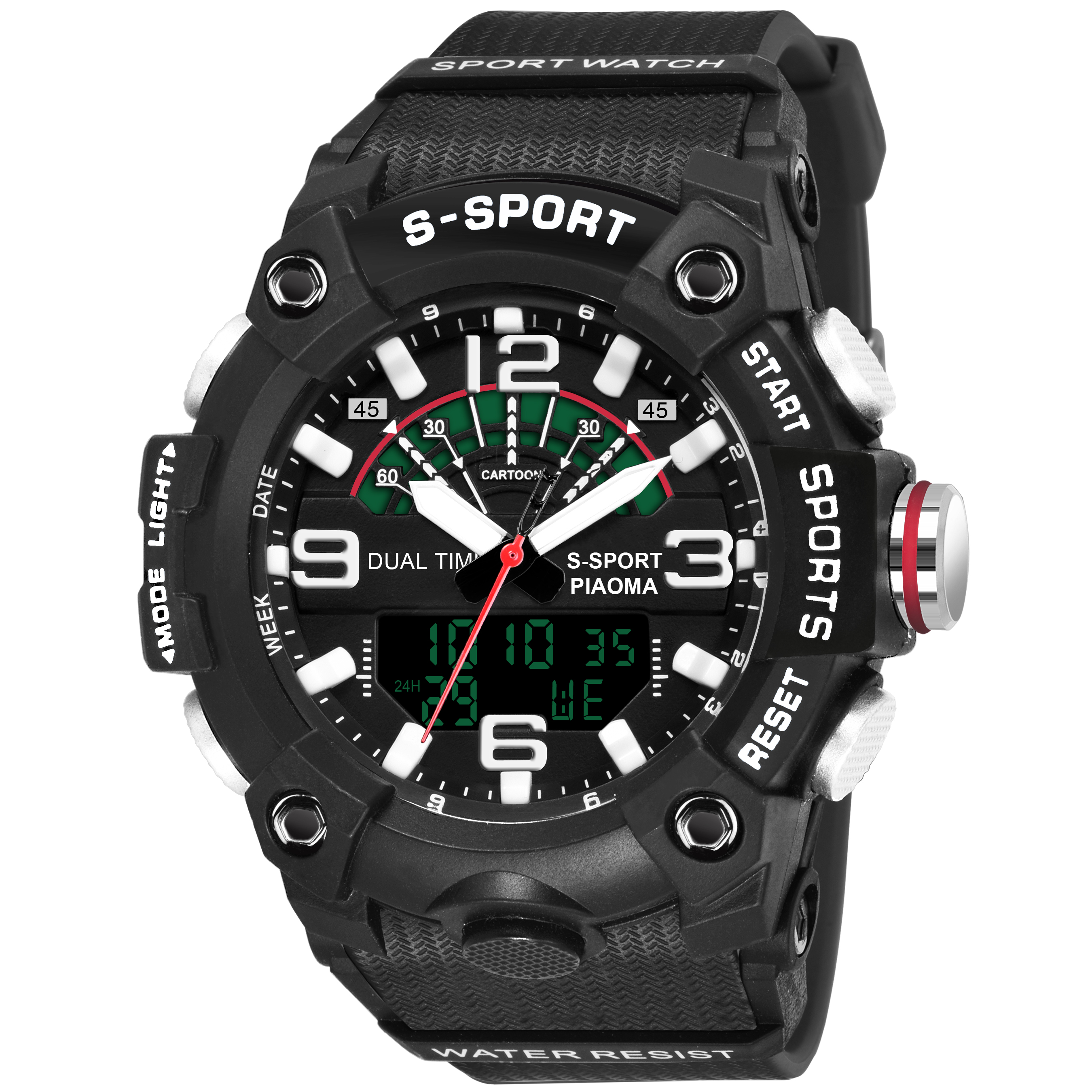 piaoma watch 3atm cr2032
