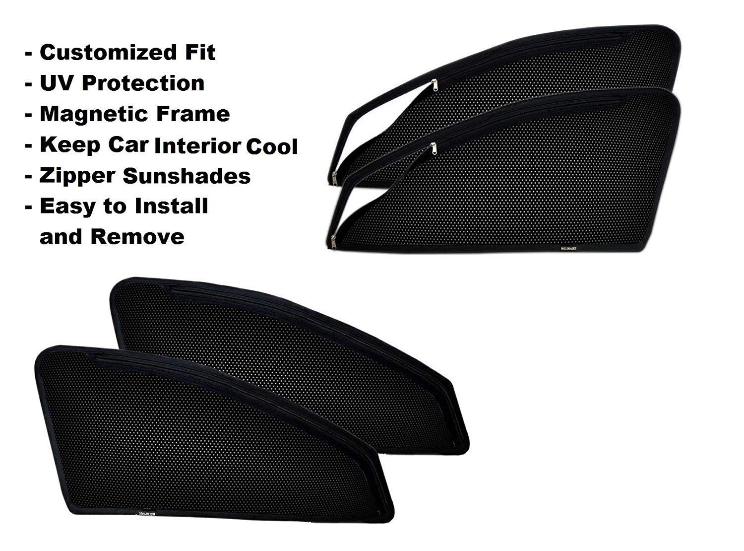 Buy ZIPPER SUN SHADES CAR CURTAINS Maruti Suzuki Ertiga (2019