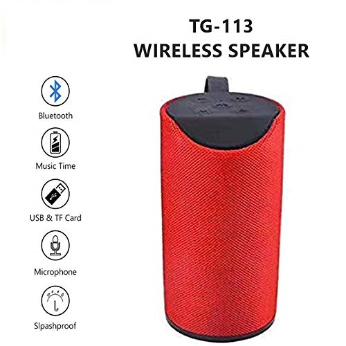 TG 113 Wireless Portable Bluetooth Speaker by Raptech  Assorted Color 