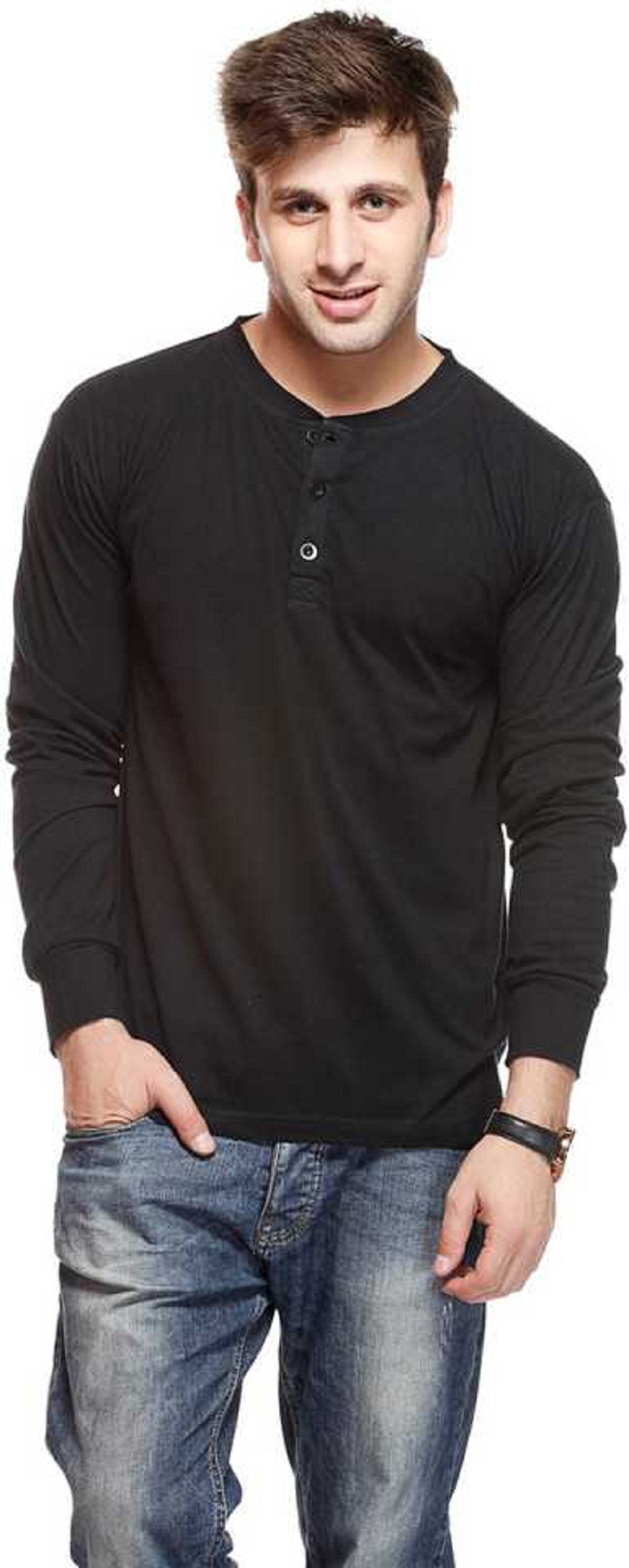 Buy BLACK FULL SLEEVES TSHIRT Online ₹299 from ShopClues Buy BLACK FULL SLEEVES TSHIRT Online ₹299 from ShopClues