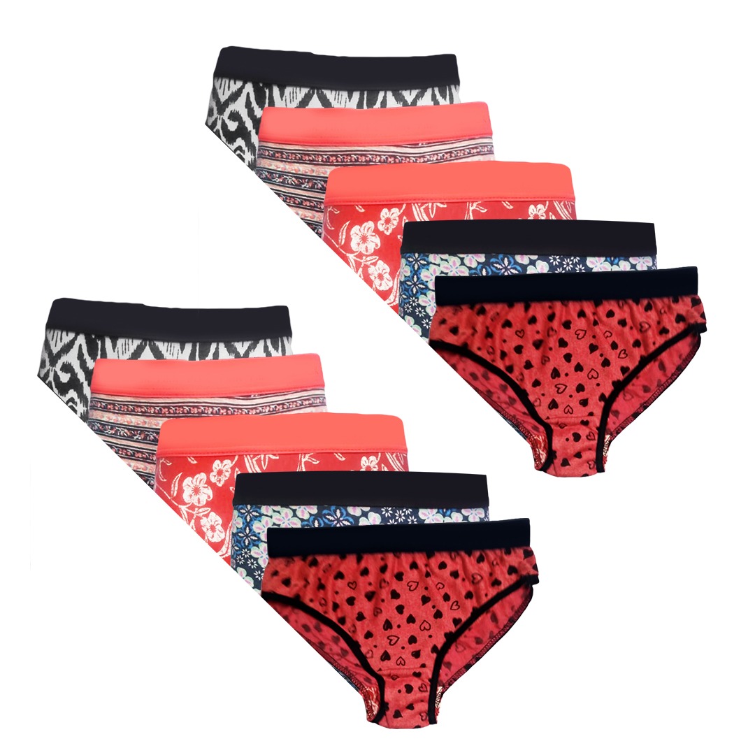 Buy Ske Traders Printed Hipsters Multicolor Cotton Panties For Women Pack Of 10 Online ₹389 2089