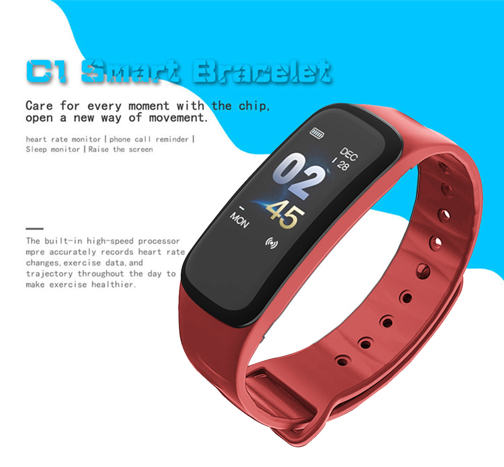 c1 plus smart bracelet