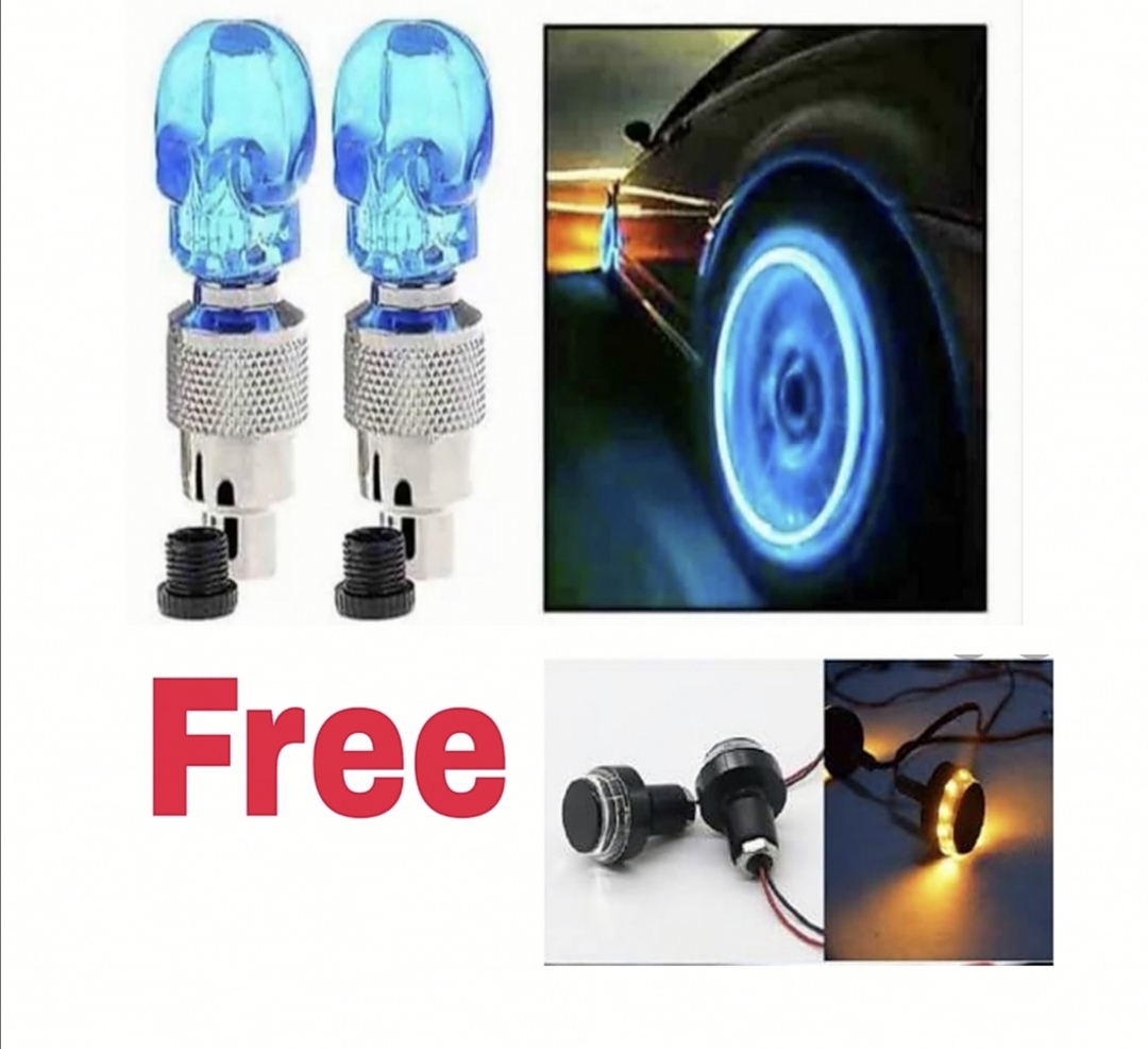 Buy A4S Universal Car/Bike or Bicycle Tyre LED Light with Motion Sensor