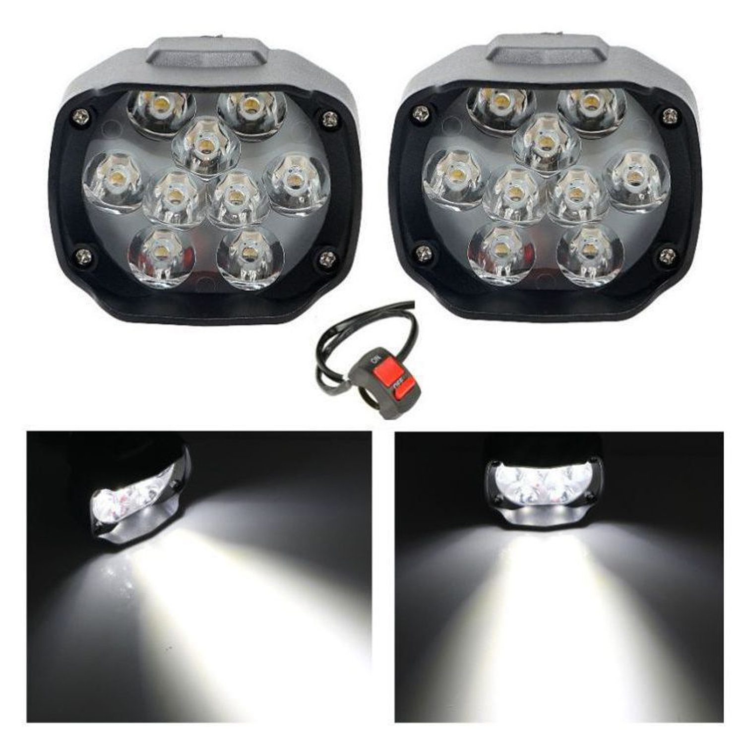 Buy Buylink Original 9 LED Transformer Bike Fog Light (set of 2) BIKE