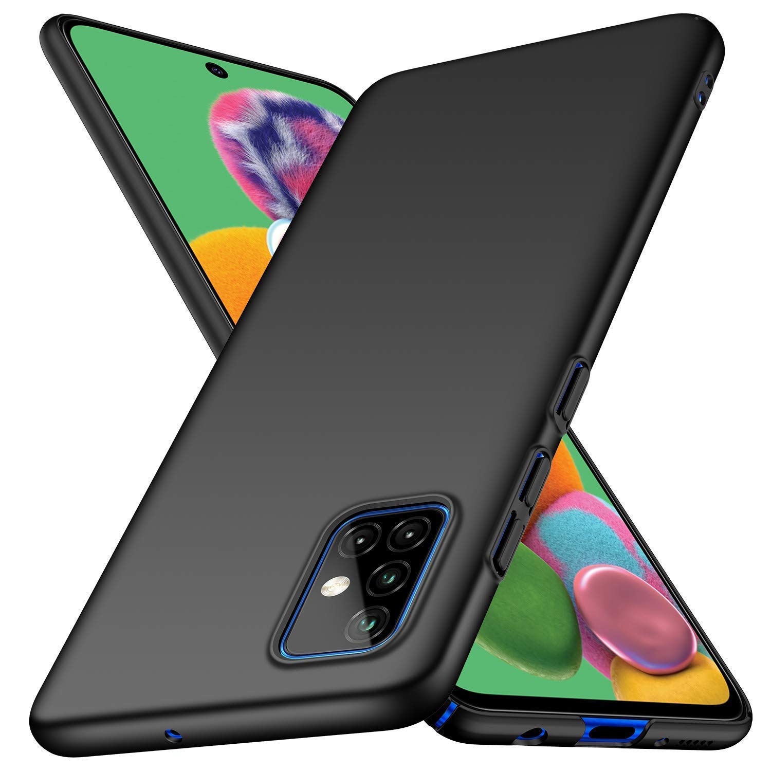 Buy ClickAway Back Cover Case Back Cover for Oppo F17 Pro Black Online