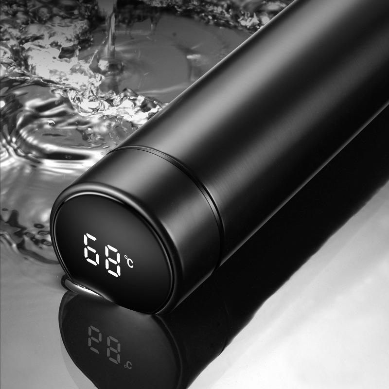 Lionix Vacuum Flasks Smart Stainless Steel Water Thermal Bottle LED Temperature Display 500 ml