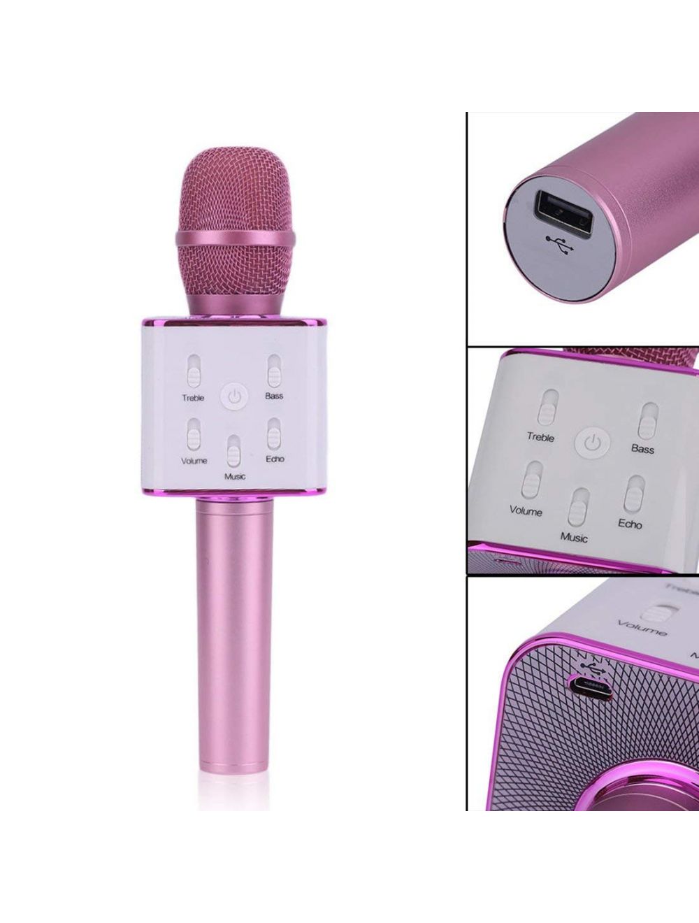 Buy Electronics Q7 Wireless Microphone HiFi Speaker Online ₹895 from