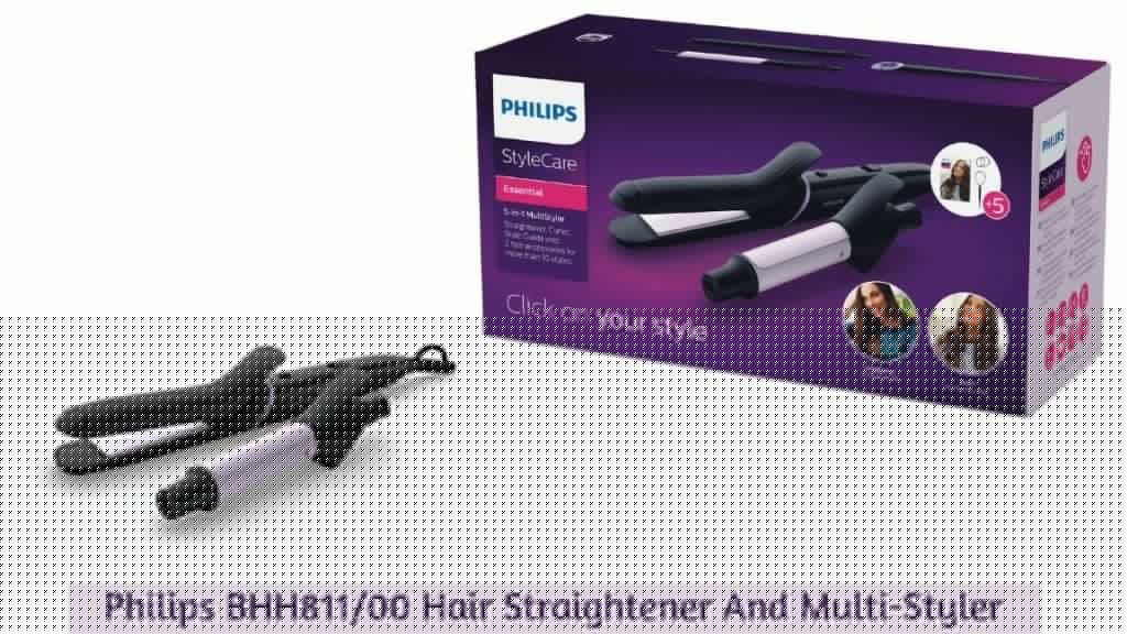 Philips BHH811/00 Hair Multi Styler Kit Combo Pack Black
