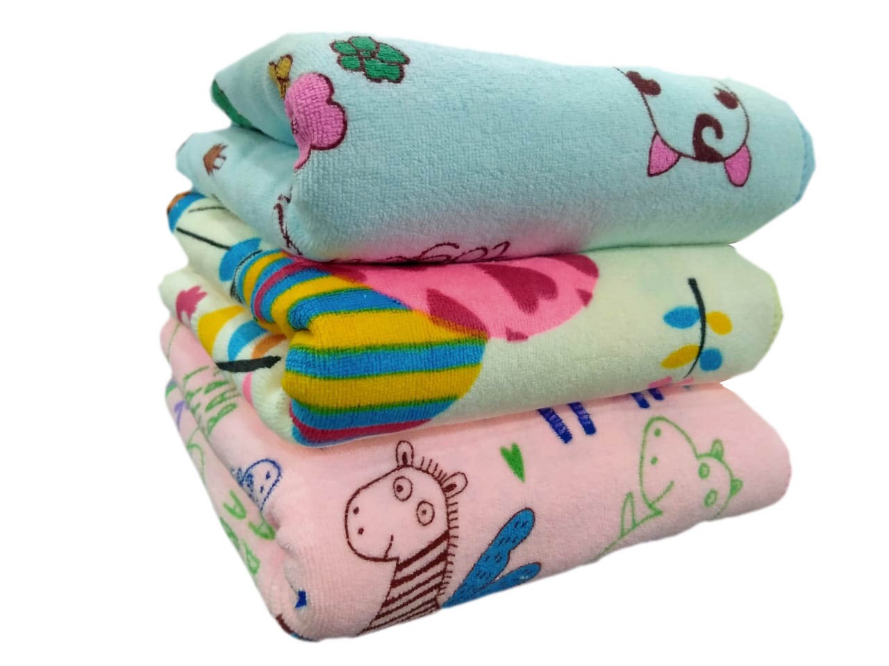 Buy Z decor Cotton Baby Bath Towel set of 1 (19x38inch) Online @ ₹221 ...