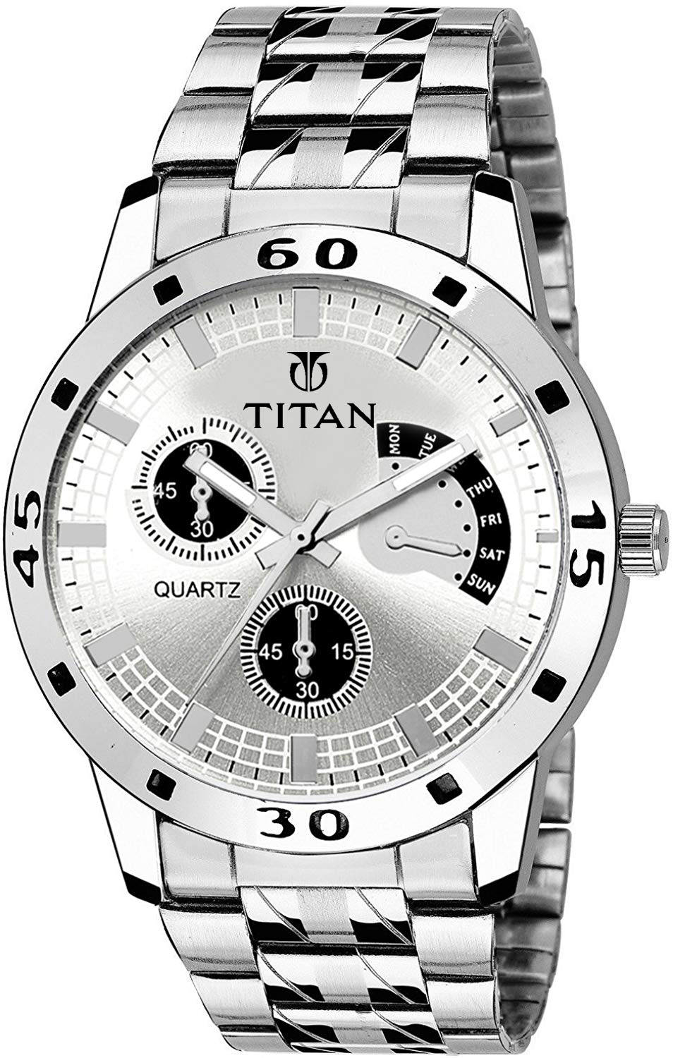 Buy Titan Limited Edition Stainless Steel Silver Chain Round Dial Watch For Men Online - Get 83% Off