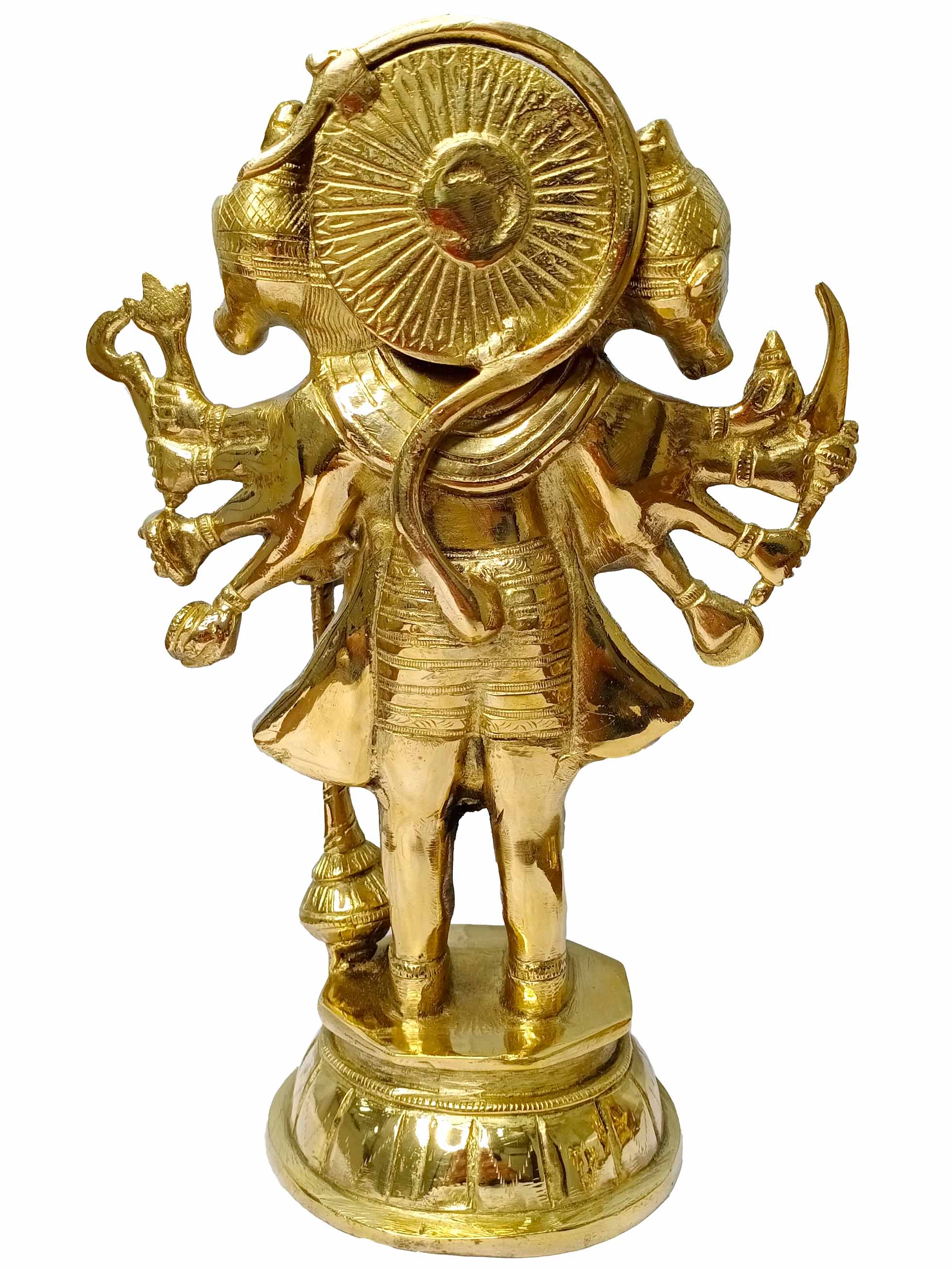 Buy Brass Panchmukhi Hanuman Home Temple Pooja Hanuman Online @ ₹6120 ...