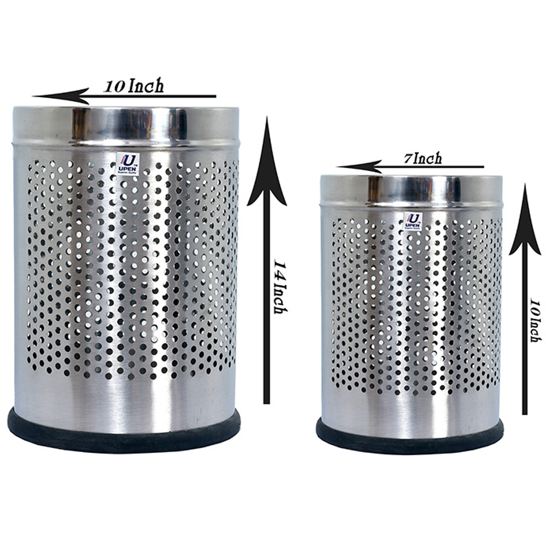 Buy Stainless steel, countertop, light weight and cheap dustbin with 2 ...