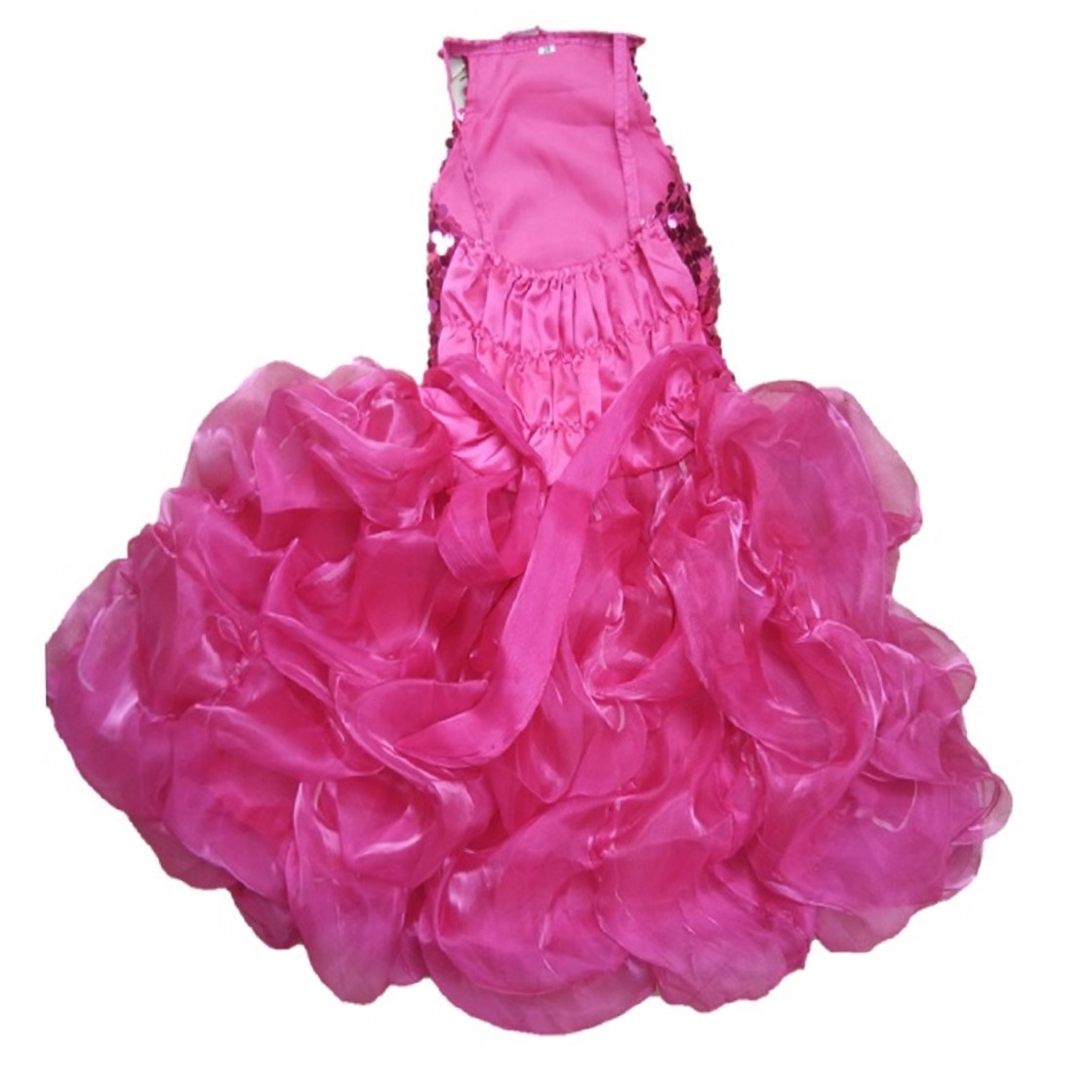 Buy Fancy Dressup Magenta/Pink Baloon Frock for 7 to 10 year girls ...