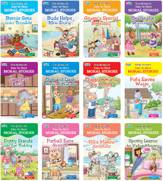 Buy Easy to Read Moral Stories (Set of 12 Titles) Online @ ₹480 from ...