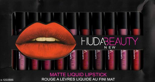 Huda beauty standard choice matte lipstick set of 12