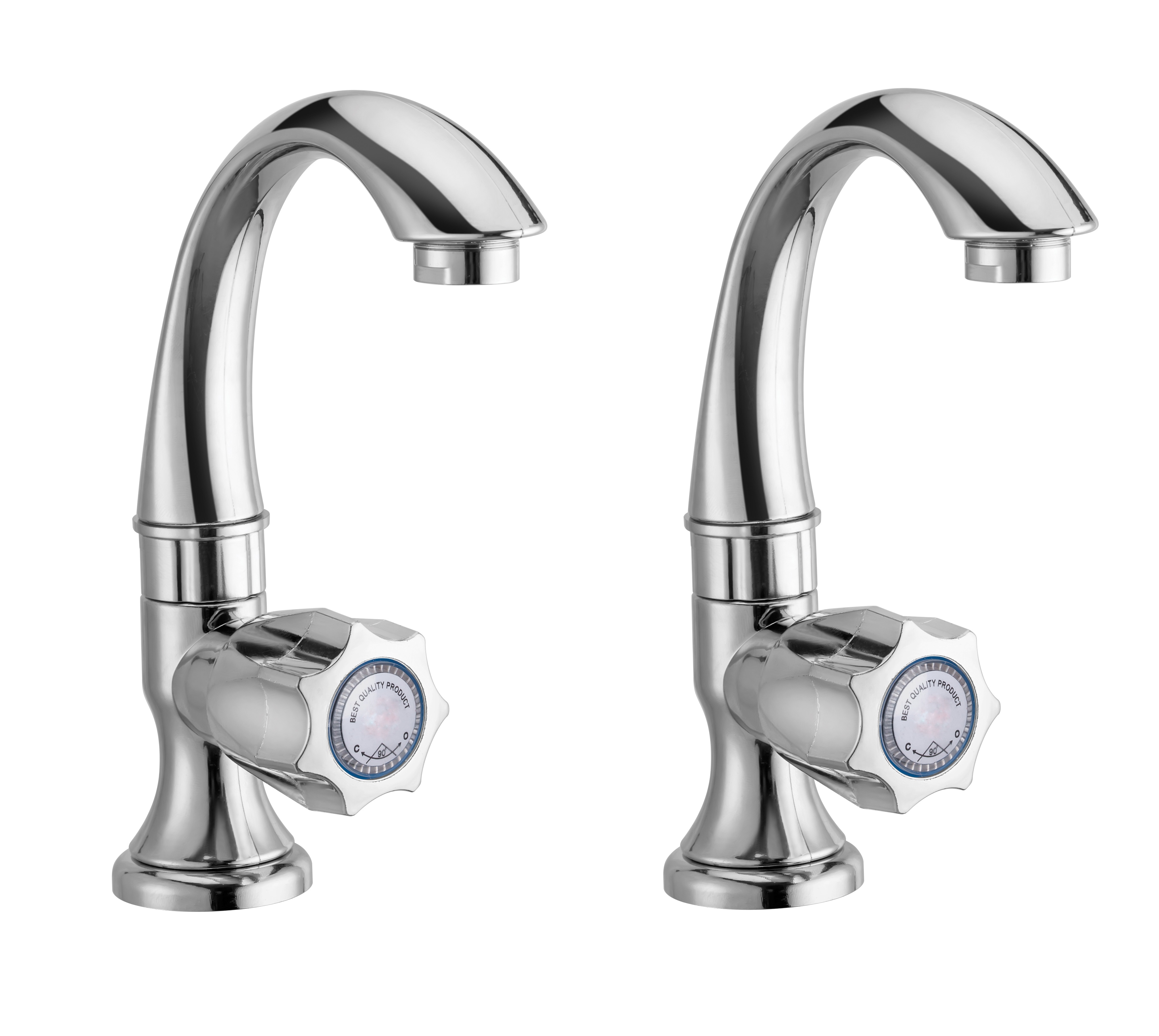 Buy Pack of 2 Axtry ABS Plastic Water Tap/Pillar Sink Cock Tap for Wash