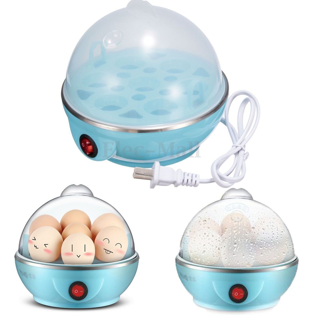 Buy NITLOK Egg Boiler Electric Automatic Off 7 Egg Poacher for Steaming