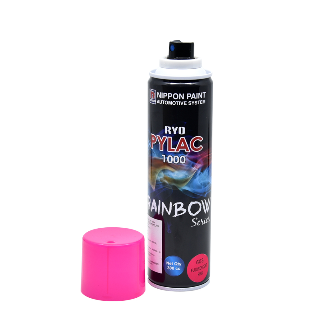 Buy Nippon Paint RS Spray Paint Fluorescent Pink Ryo Pylac 1000 (pack ...