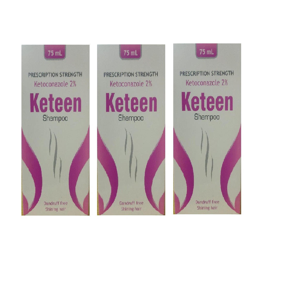 Buy Keteen Dandruff Free Shampoo Pack of - 3 Online - Get 6% Off