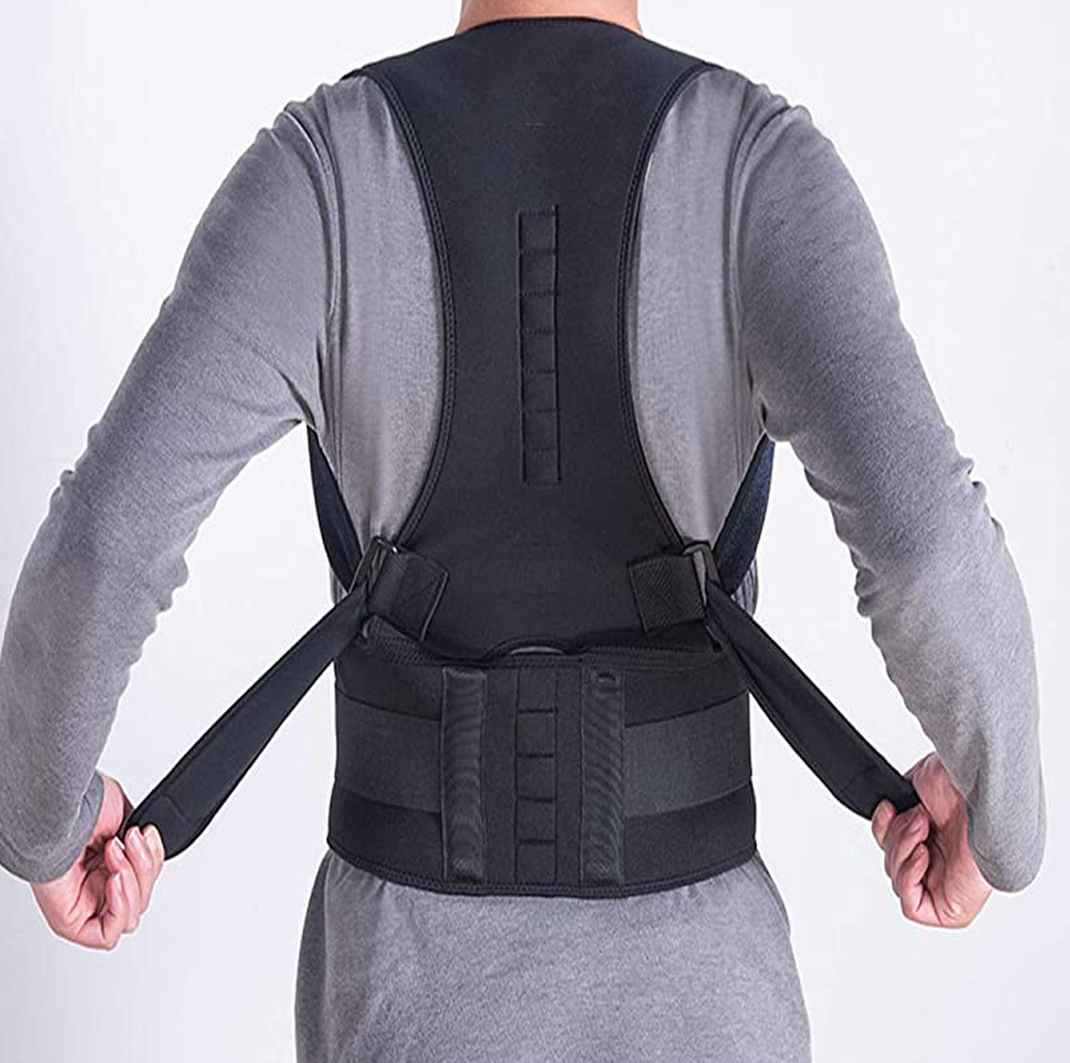 Buy Nitlok Magnetic Back Brace Posture Corrector Therapy Shoulder Belt For Lower And Upper Back 