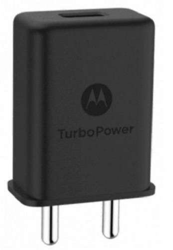Motorola turbo charger 3 A Mobile Charger with Detachable Cable Black