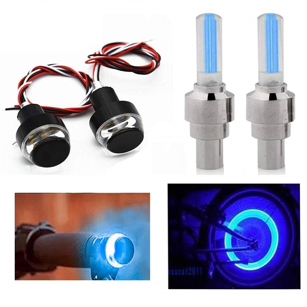 Buy Universal Waterproof Dual Color Bike Handle Bar LED Turn Signal