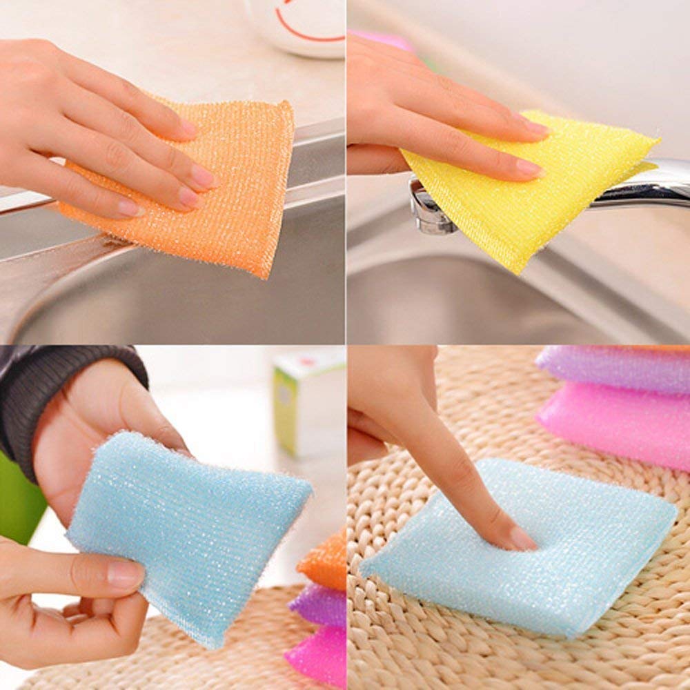 Buy Scratch Proof Kitchen Utensil Scrubber Pad, Standard Pack of 6